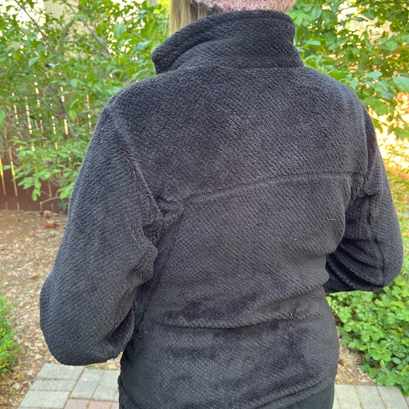 Patagonia women’s size M black full zip synchilla fleece snap pocket jacket - Picture 4 of 5